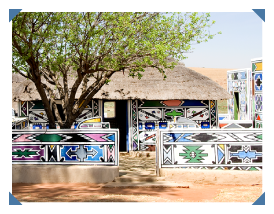 ンデベレ族の家